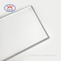 Transparant gepolijst borosilicaatglasblad